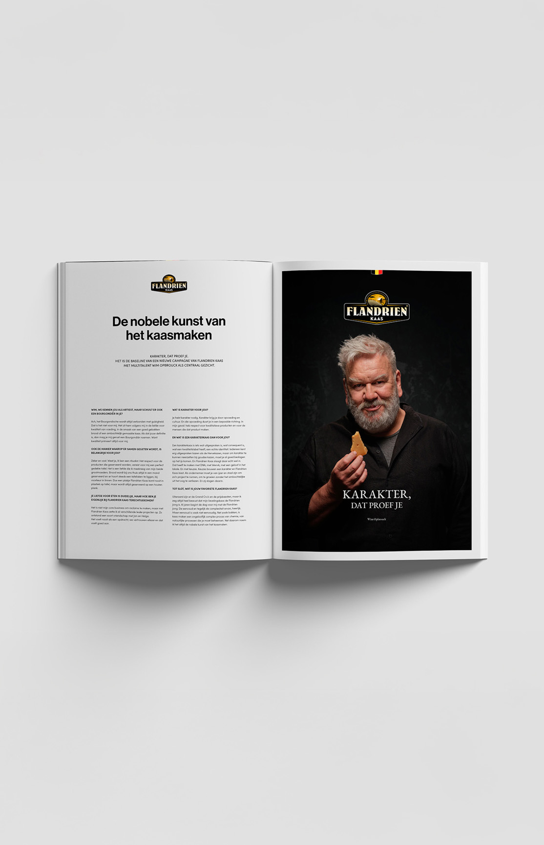 flandrien kaas - karakter